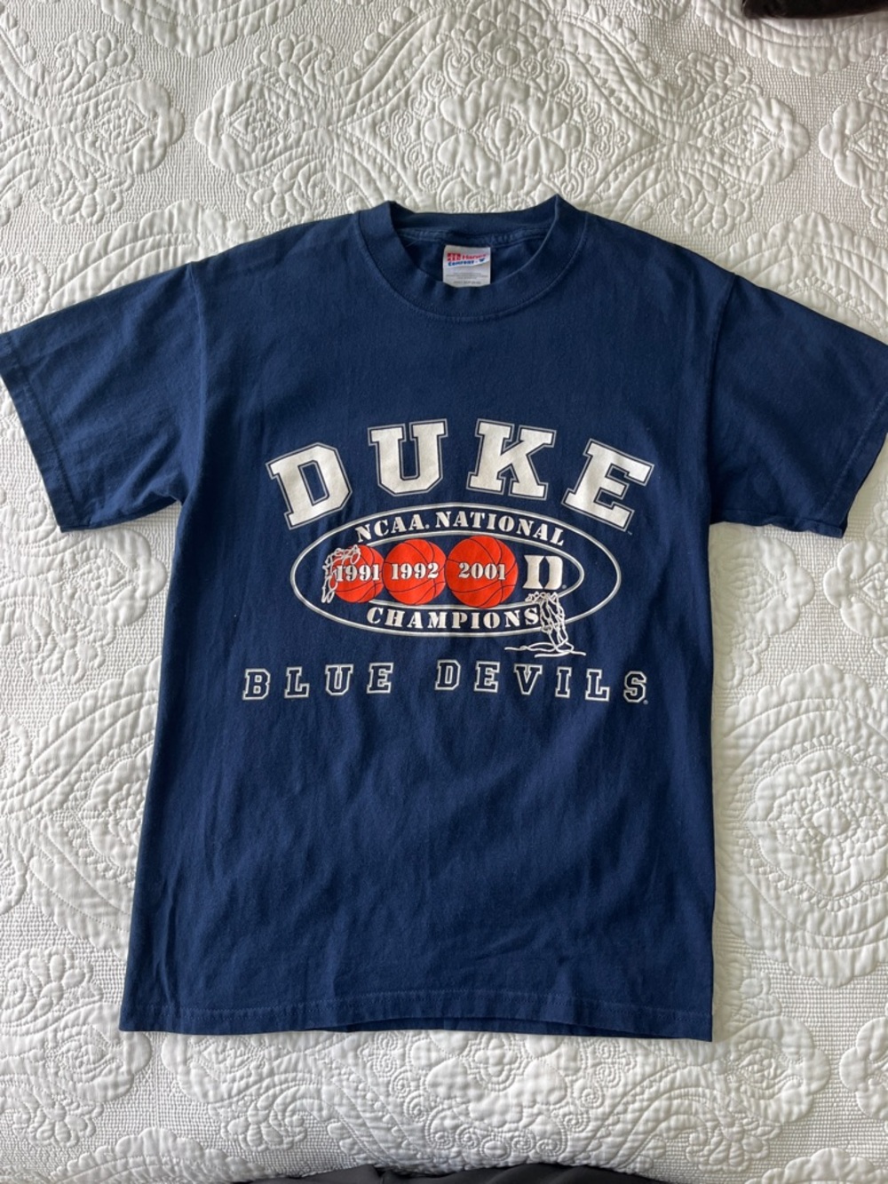 Duke Blue Devils National Champs Graphic Tee (1991, 1992, 2001)